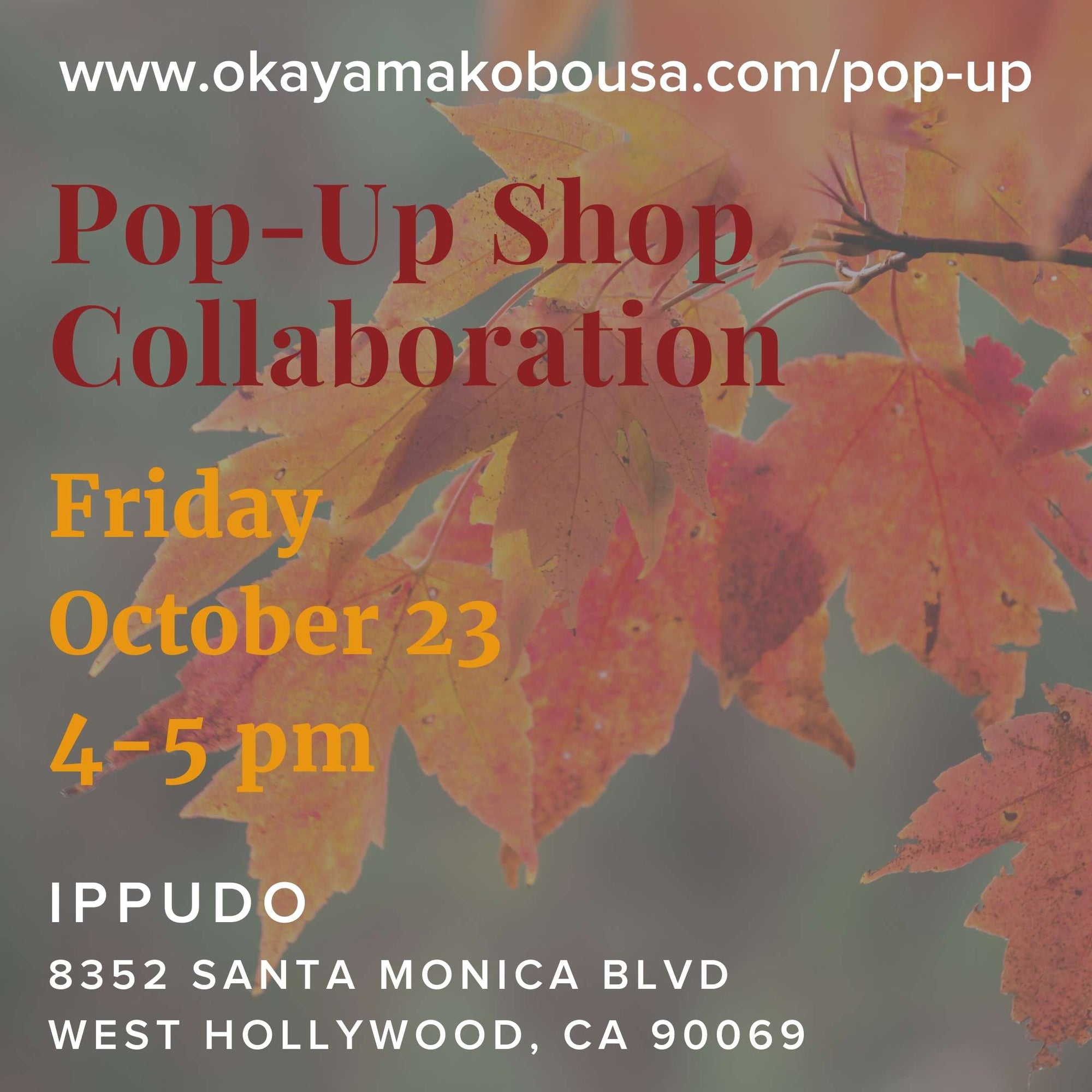 Pop-Up Event: Ippudo & Toku Unagi | Friday, October 23, 2020 | 3:00pm - 4:00pm
