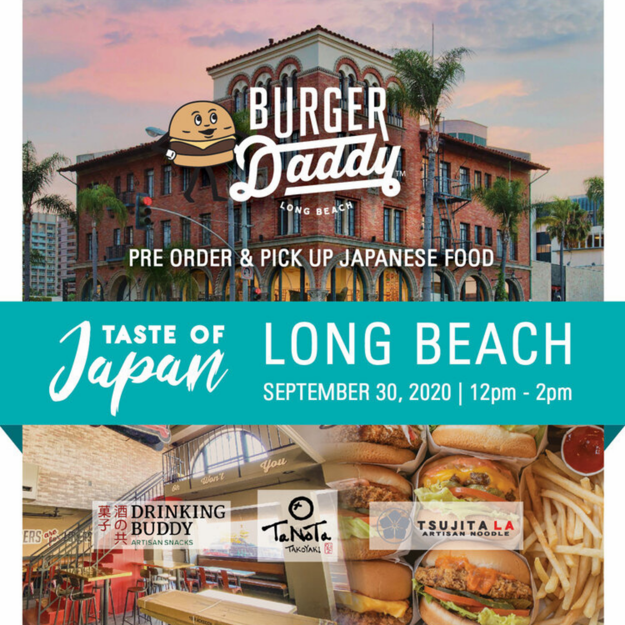 Pop-Up Event: Burger Daddy | Wednesday, September 30, 2020 | 12:00pm - 2:00pm