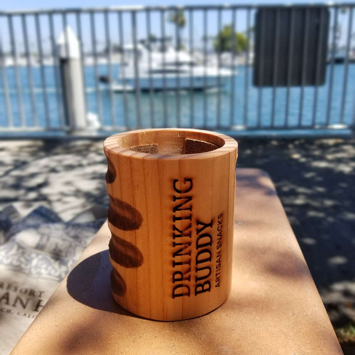 Drinking Buddy Wooden Beverage Insulator in Long Beach, CA
